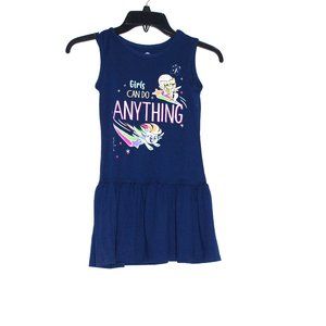 Pony Blue Dress Girl Small (6-6 X)